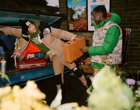 gucci x north face francis bourgeois|gucci north face collection.